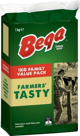 IGA Bega Farmers’ Tasty Cheese Block 1kg offer