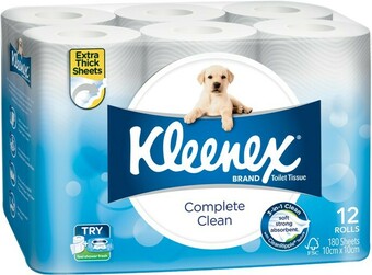 IGA Kleenex Complete Clean Toilet Roll 12 Pack offer