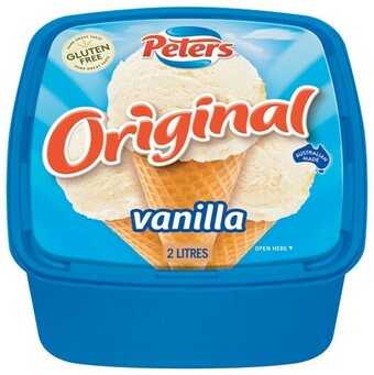 IGA Peters Original 2 Litre Selected Varieties offer