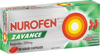IGA Nurofen Zavance Liquid Capsules 20 Pack** offer