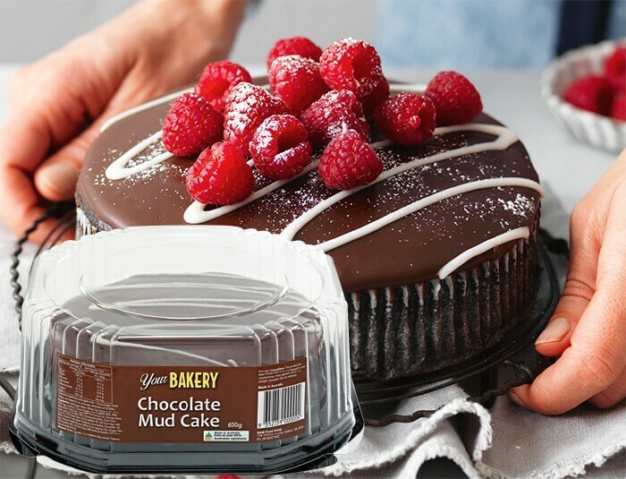 Your Bakery Mud Cake 600g Selected Varieties offer at IGA