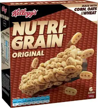 IGA Kellogg's LCM's or Nutri-Grain Bars 108-144g Selected Varieties offer