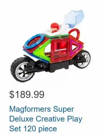Costco Magformers Super Deluxe Creative Play offer