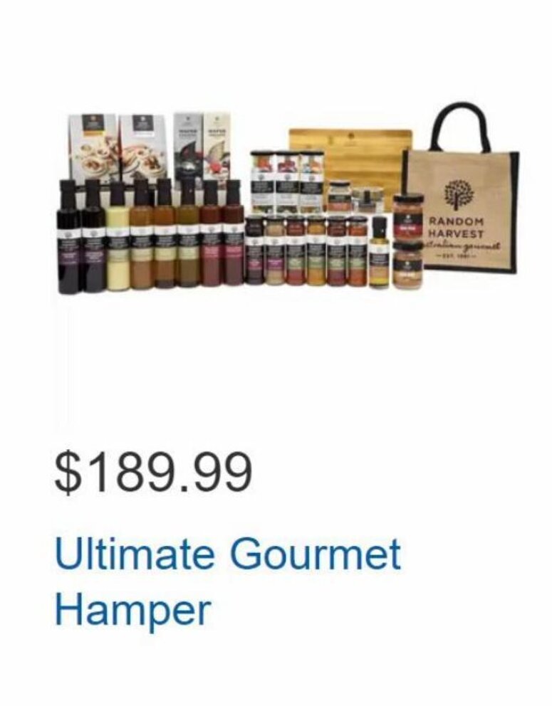 Ultimate Gourmet Hamper offer at Costco