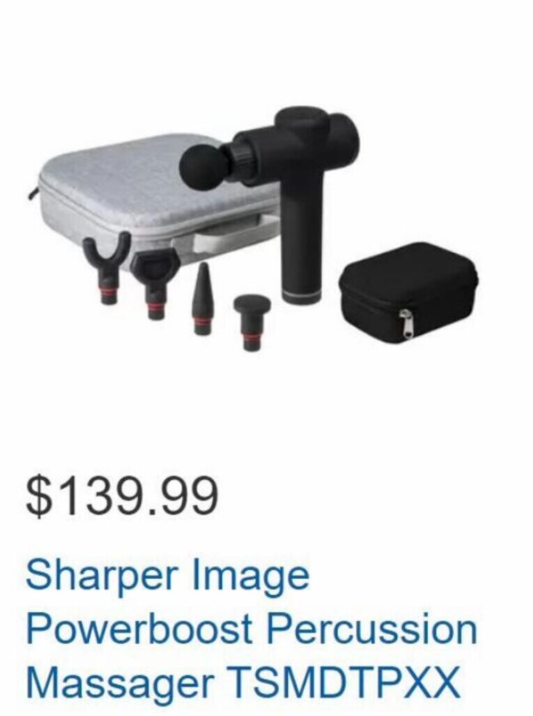 Sharper Image Powerboost Percussion Massager offer at Costco