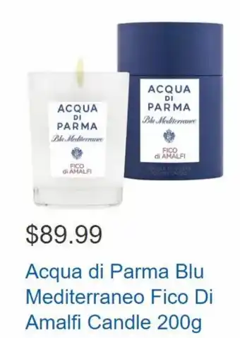 Acqua Di Parma Blu Mediterraneo Fico Di Amalfi Candle 200g
