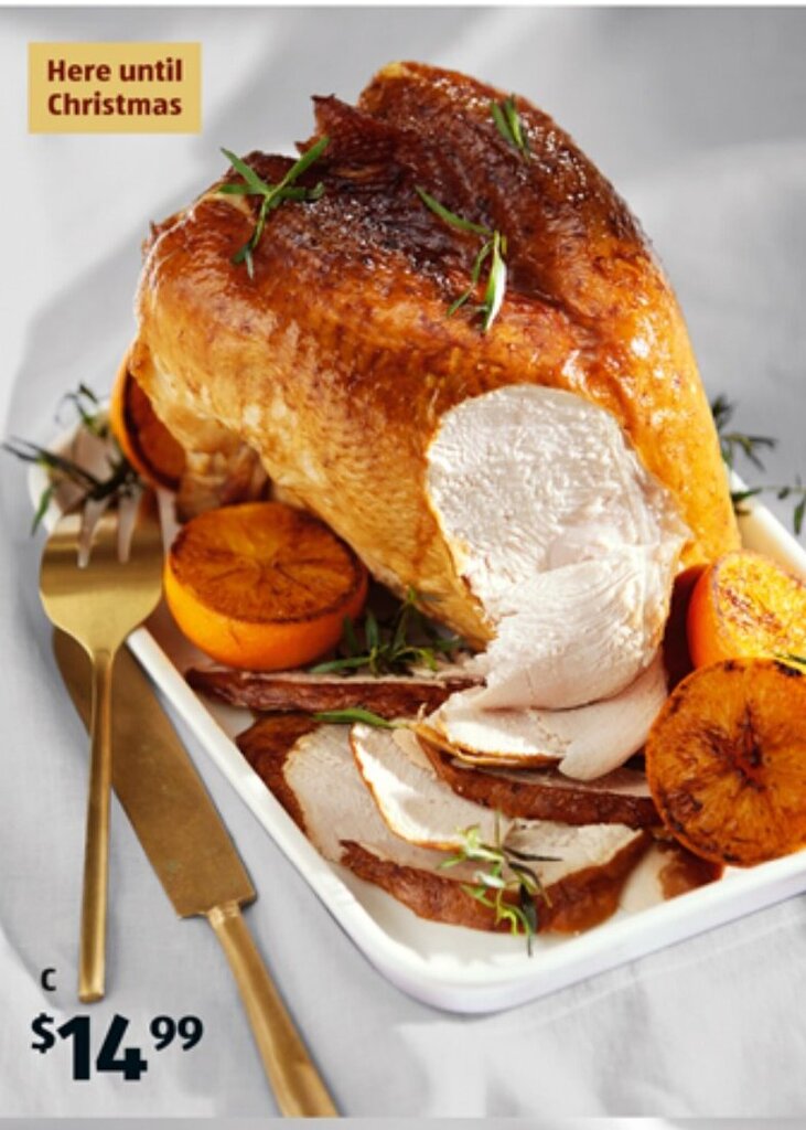 Festive Selection Oven Roasted Turkey offer at ALDI