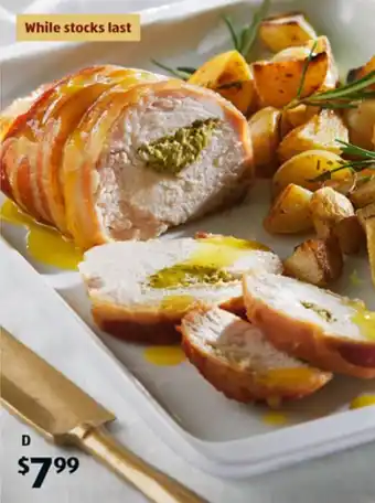 ALDI Festive Selection Bacon Wrapped Chicken Breast offer