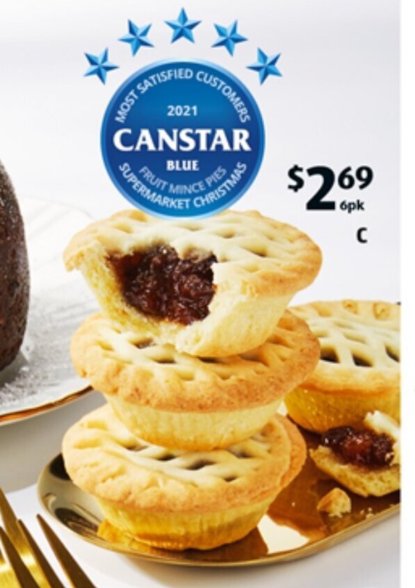 Traditional Fruit Mince Pies 6pk offer at ALDI