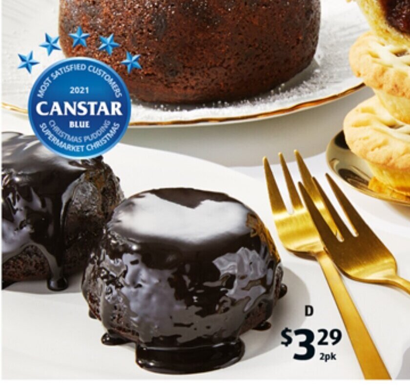 Mini Christmas Puddings 2pk offer at ALDI