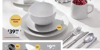 ALDI Stoneware Dinnerware Set 12piece offer