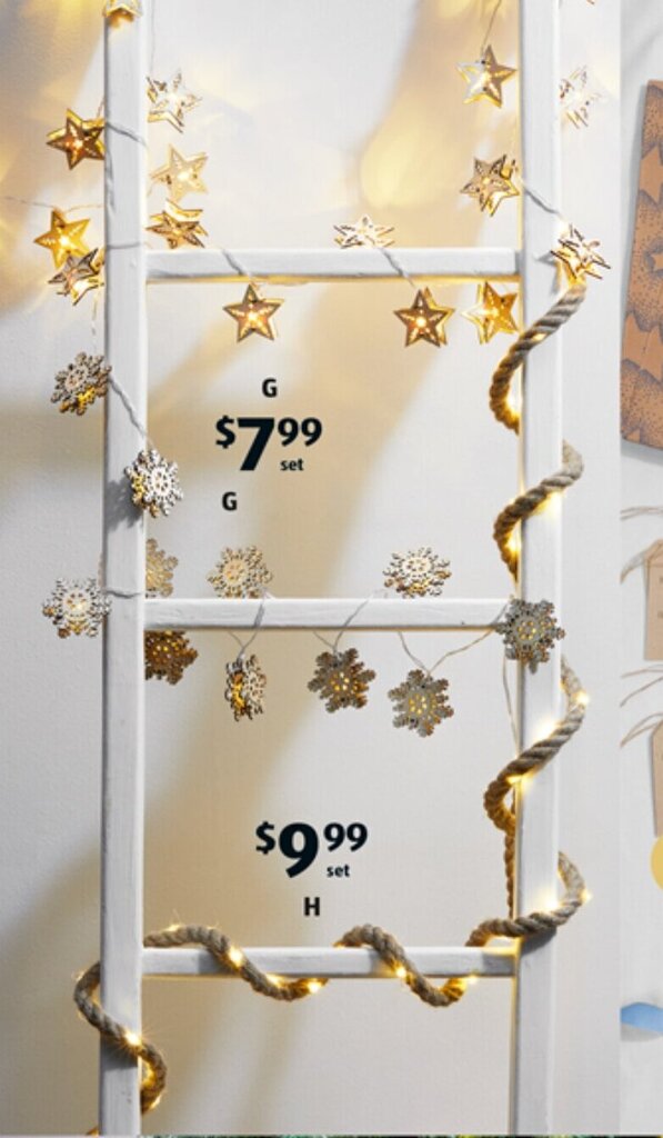 Natural Jute Rope Lights offer at ALDI