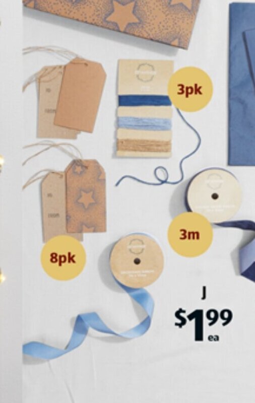 Gift Wrap Accessories offer at ALDI