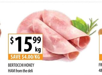 Supabarn Bertocchi Honey Ham From The Deli offer