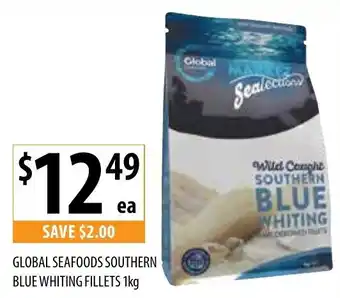 Supabarn Global Seafoods Southern Blue Whiting Fillets offer