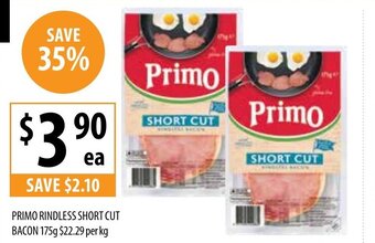 Supabarn Primo Rindless Short Cut BAcon offer
