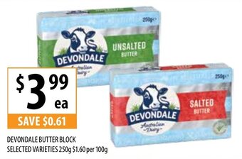 Supabarn Devondale Butter Block offer