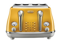 Betta DeLonghi Icona Capitals 4 Slice Toaster New York Yellow offer