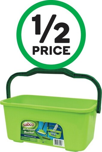 Woolworths Sabco All Purpose Mop Bucket 12.5 Litre offer