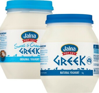 Woolworths Jalna Greek Yoghurt 1 kg offer