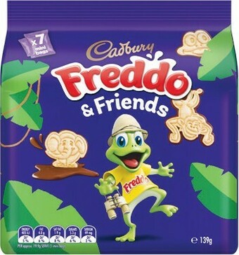 Woolworths Cadbury Freddo & Friends 139g Pk 7 offer