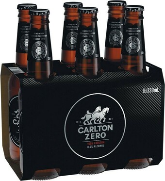 Woolworths Carlton Zero 6 x 330ml offer