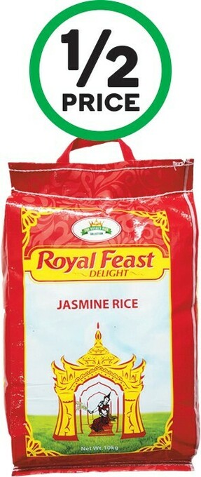 Woolworths Royal Feast Jasmine Rice 10 kg offer