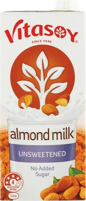 Woolworths Vitasoy Unsweetened Almond Milk 1 Litre offer