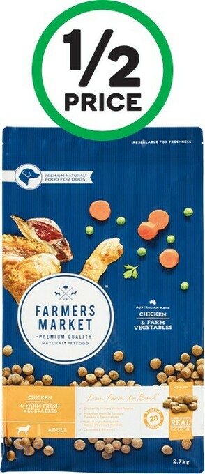 Woolworths Farmers Market Dry Dog Food 2.7 kg offer