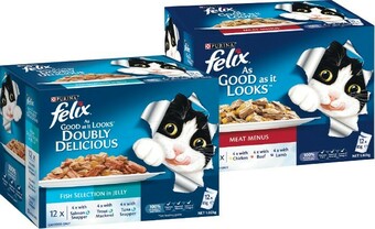 Woolworths Felix Wet Cat Food 12 x 85g offer