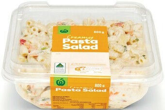 Woolworths Woolworths Pre Packed Salad Varieties 800g – Excludes Ancient Grains & Basil Pesto Varieties – From the Deli offer