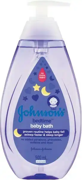 Woolworths Johnson's Baby Wash Bedtime Bath 500ml offer