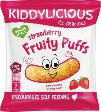 Woolworths Kiddylicious Straws 12g or Puffs 10g offer
