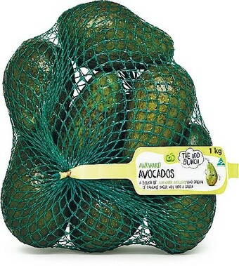Woolworths Australian The Odd Bunch Avocados 1 kg Pack offer