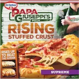 Coles Dr Oetker Papa Giuseppi's Rising Stuffed Crust Pizza 525g offer