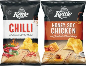 Coles Kettle Potato Chips 150g-175g offer