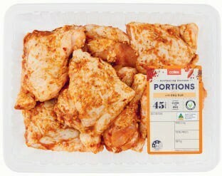 Coles Coles RSPCA Approved Chicken Portions with BBQ Rub offer