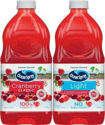 Coles Ocean Spray Fruit Drink 1.5 Litre offer