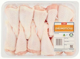 Coles Coles RSPCA Approved Chicken Drumsticks Large Pack offer