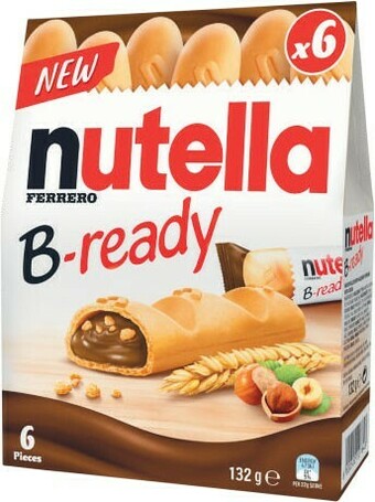 Coles Nutella B-ready Biscuits 6 Pack 132g offer