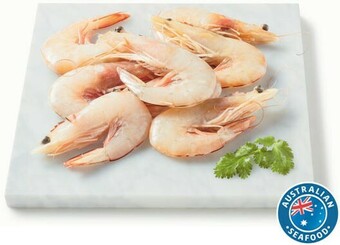 Coles MSC Raw Banana Prawns Thawed offer