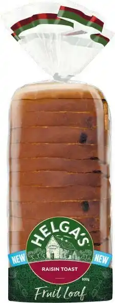 Coles Helga's Raisin Toast 600g offer