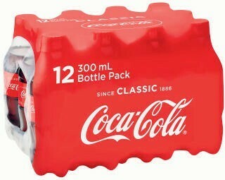 Coles Coca-Cola Soft Drink 12x300mL offer