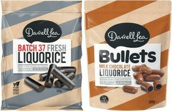 Coles Darrell Lea Bullets, Twists, Balls & Liquorice 160g-280g offer