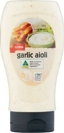 Coles Coles Garlic Aioli 350g offer