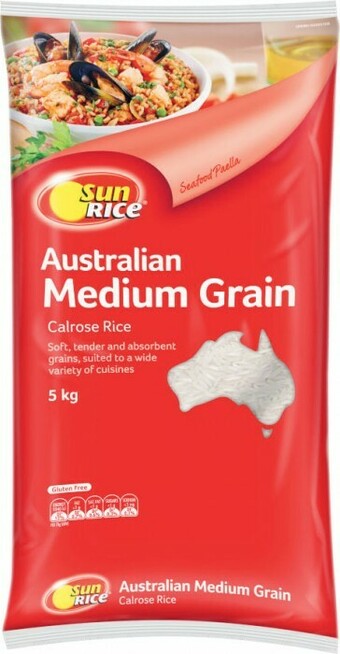 Coles Sunrice Medium Grain 5kg offer