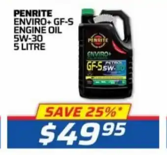 Auto One Penrite Enviro+ GF-S Engine Oil 5W-30 5 Litre offer