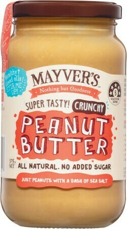Coles Mayvers Peanut Butter 375g offer