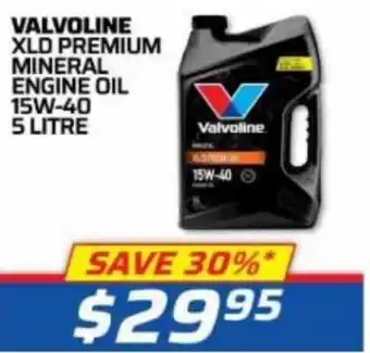Valvoline XLD Premium Mineral Engine Oil 15W-40 Litre