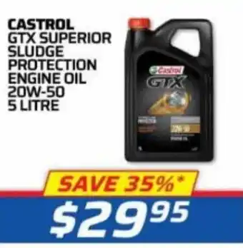 Castrol GTX Superior Sludge Protection Engine Oil 20W-50 5 Litre